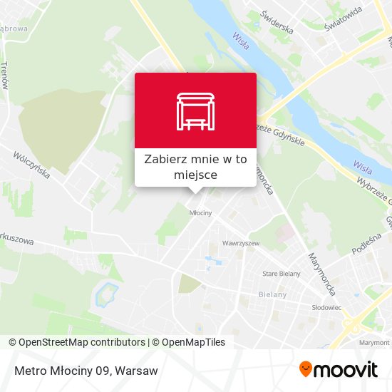 Mapa Metro Młociny 09