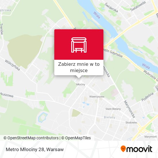 Mapa Metro Młociny 28