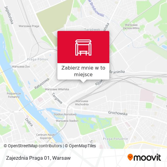 Mapa Zajezdnia Praga 01