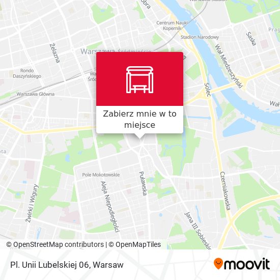 Mapa Pl. Unii Lubelskiej