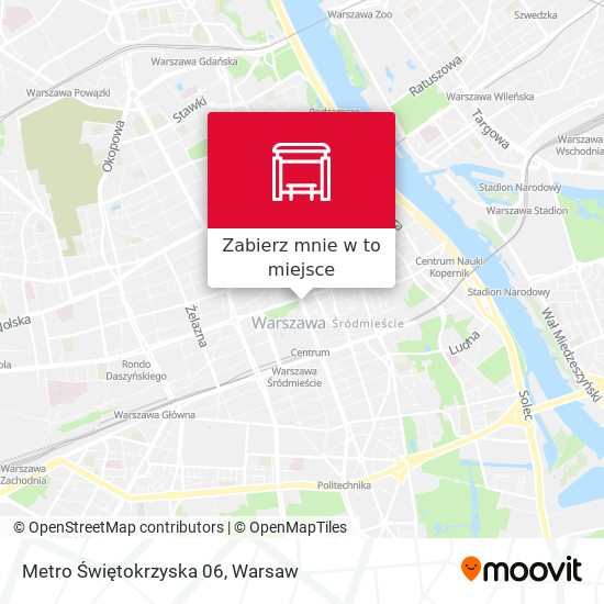 Mapa Metro Świętokrzyska 06