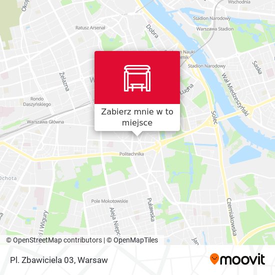 Mapa Pl. Zbawiciela