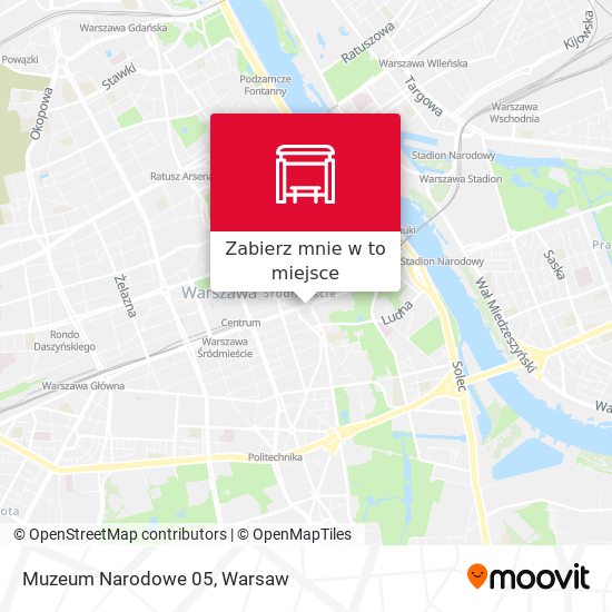 Mapa Muzeum Narodowe