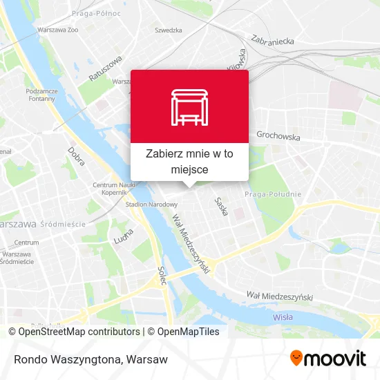 Mapa Rondo Waszyngtona