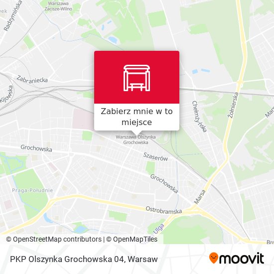 Mapa PKP Olszynka Grochowska