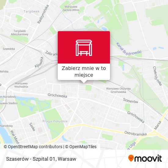 Mapa Szaserów-Szpital