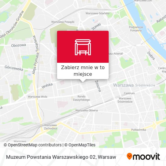 Mapa Muzeum Powstania Warszawskiego 02