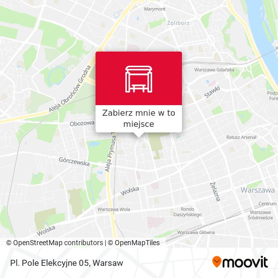 Mapa Pl. Pole Elekcyjne