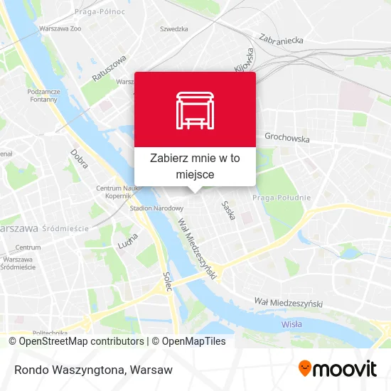 Mapa Rondo Waszyngtona