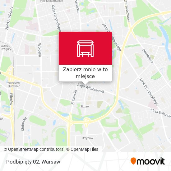 Mapa Podbipięty