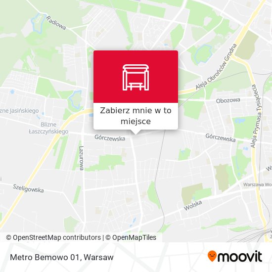 Mapa Metro Bemowo 01