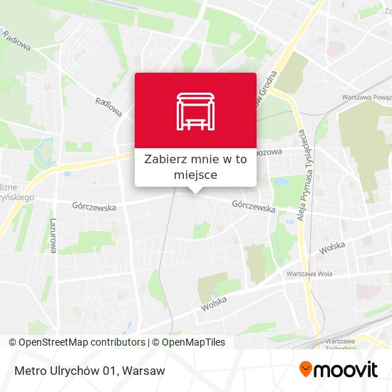 Mapa Metro Ulrychów 01