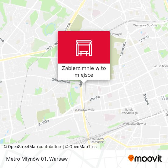 Mapa Metro Młynów 01