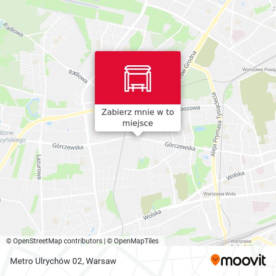 Mapa Metro Ulrychów 02