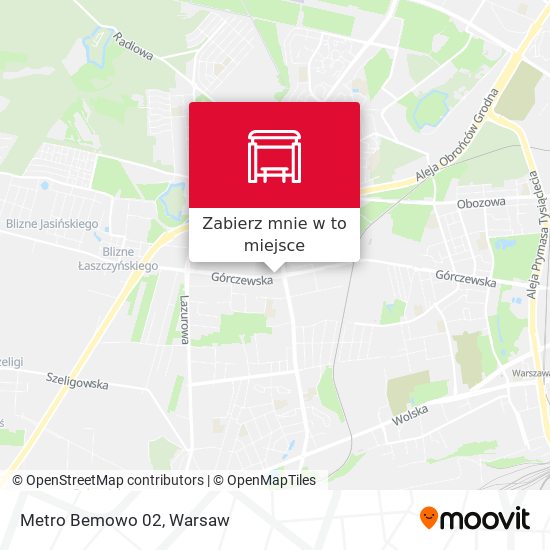 Mapa Metro Bemowo 02