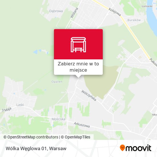 Mapa Wólka Węglowa