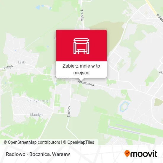 Mapa Radiowo - Bocznica