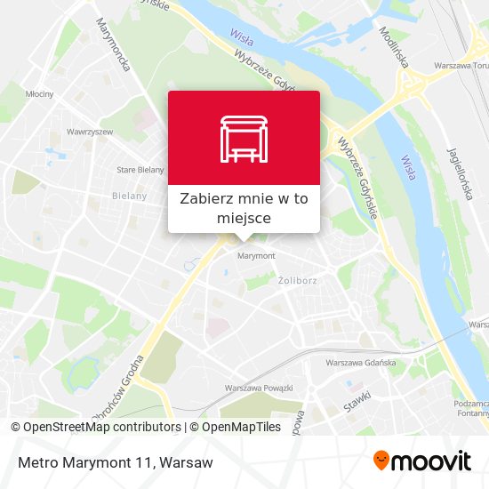 Mapa Metro Marymont 11