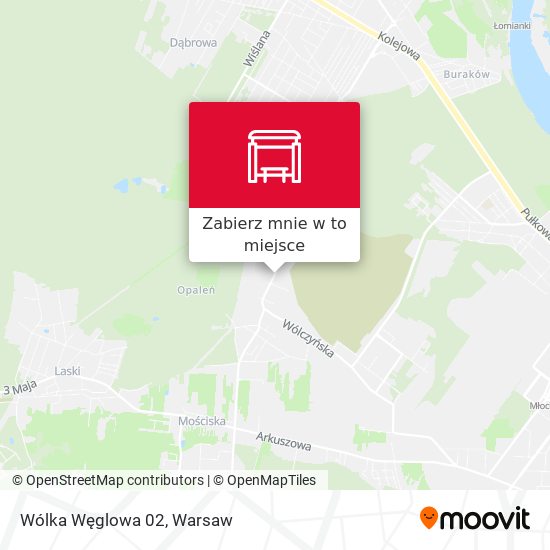 Mapa Wólka Węglowa