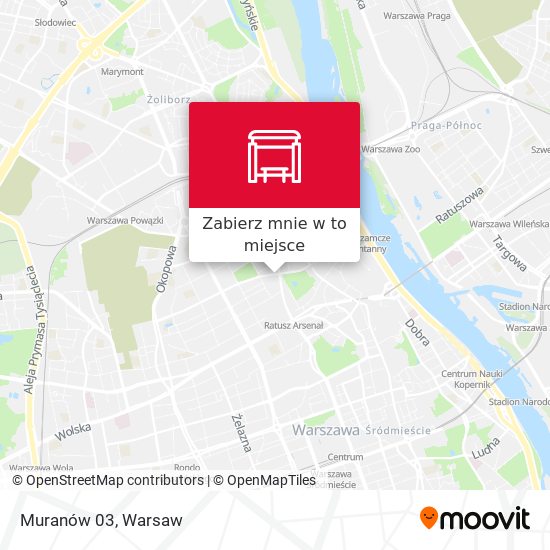 Mapa Muranów