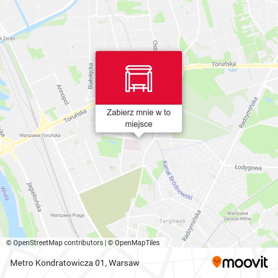 Mapa Metro Kondratowicza