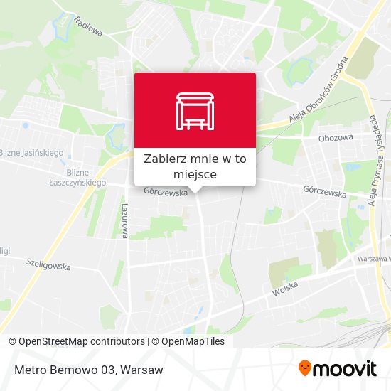 Mapa Metro Bemowo 03