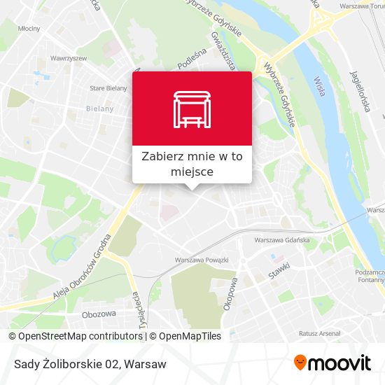 Mapa Sady Żoliborskie 02