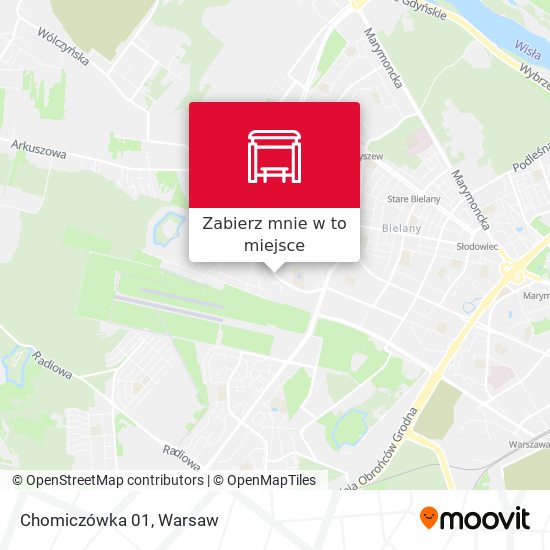 Mapa Chomiczówka