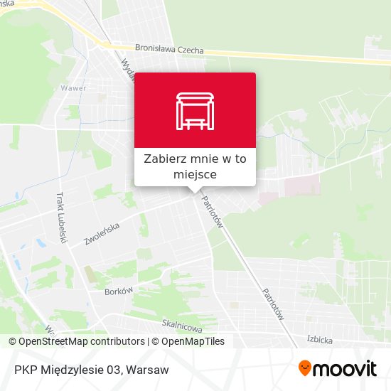 Mapa PKP Międzylesie