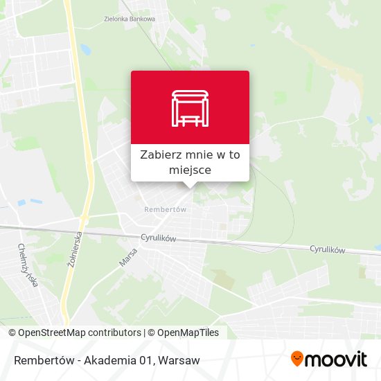 Mapa Rembertów - Akademia 01