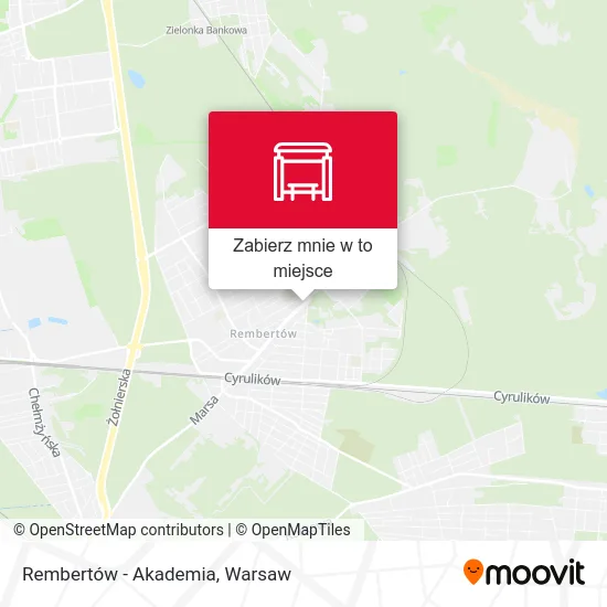 Mapa Rembertów - Akademia