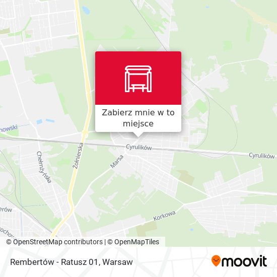 Mapa Rembertów - Ratusz 01