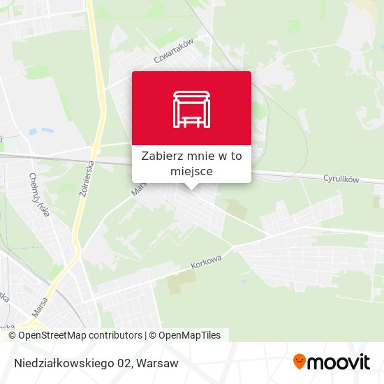 Mapa Niedziałkowskiego