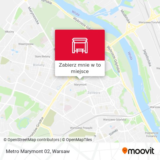 Mapa Metro Marymont 02