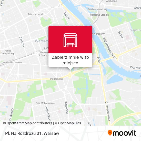 Mapa Pl. Na Rozdrożu