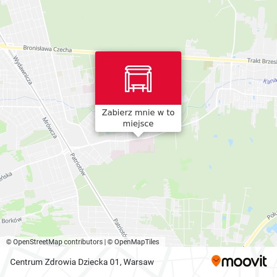 Mapa Centrum Zdrowia Dziecka 01