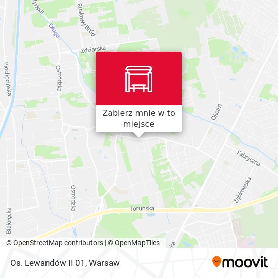 Mapa Os. Lewandów II