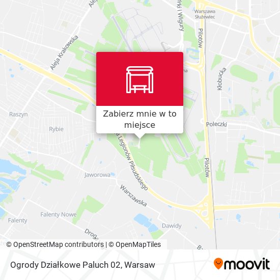 Mapa Ogrody Działkowe Paluch 02