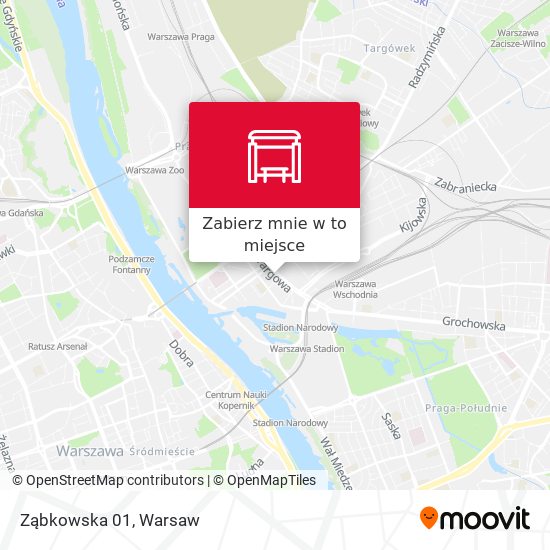 Mapa Ząbkowska