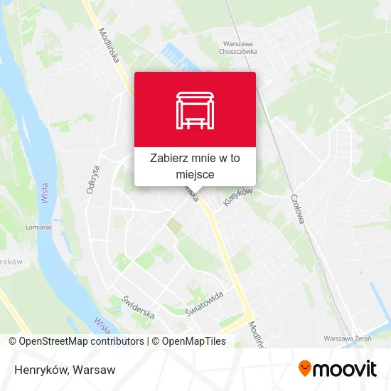 Mapa Henryków
