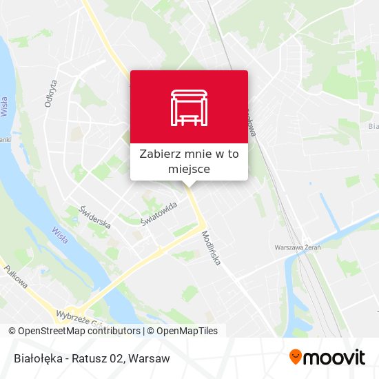 Mapa Białołęka-Ratusz