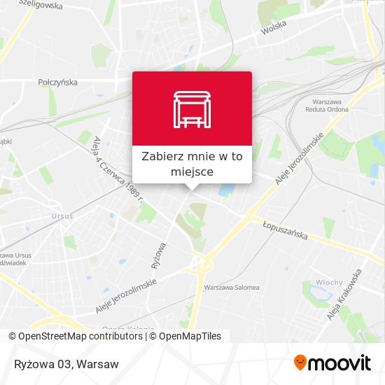 Mapa Ryżowa