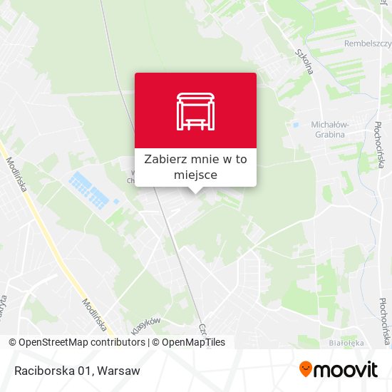 Mapa Raciborska