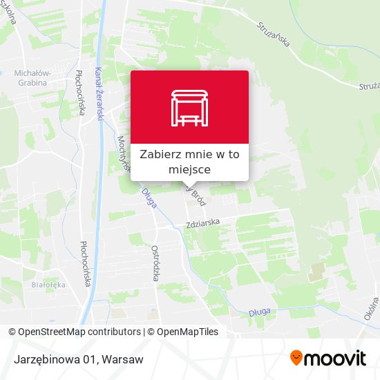 Mapa Jarzębinowa