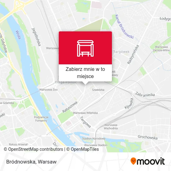 Mapa Bródnowska