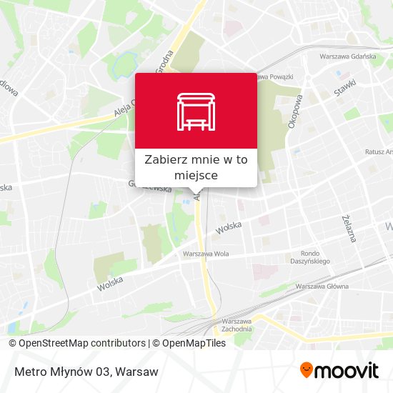 Mapa Metro Młynów