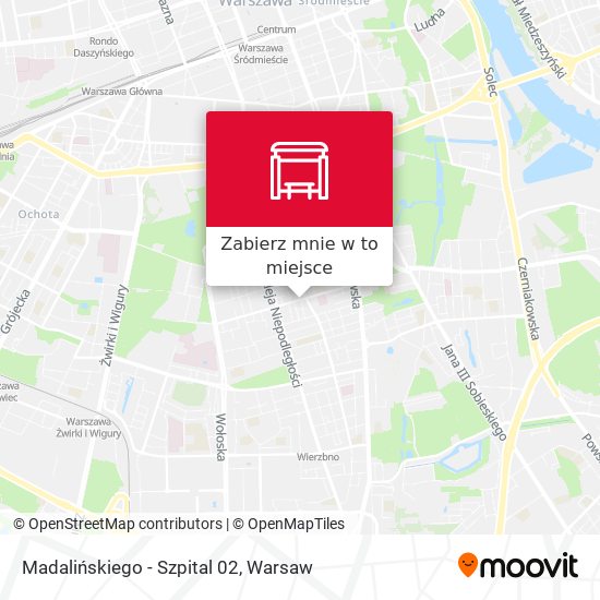 Mapa Madalińskiego-Szpital