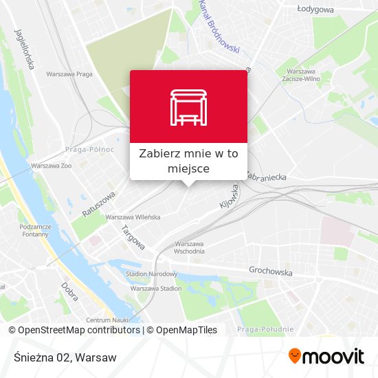 Mapa Śnieżna