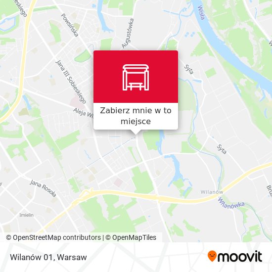 Mapa Wilanów