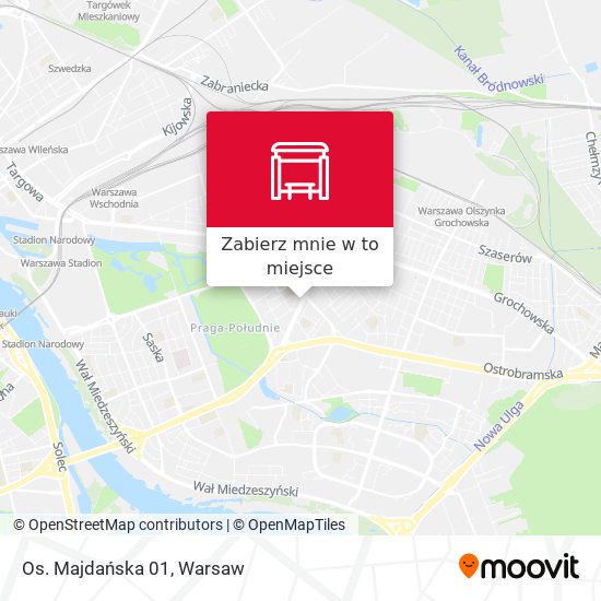 Mapa Os. Majdańska 01